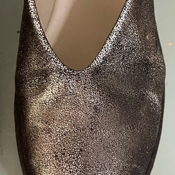 Fly London Silver and Black Flats with Chunky Sole - Picture 6 of 7